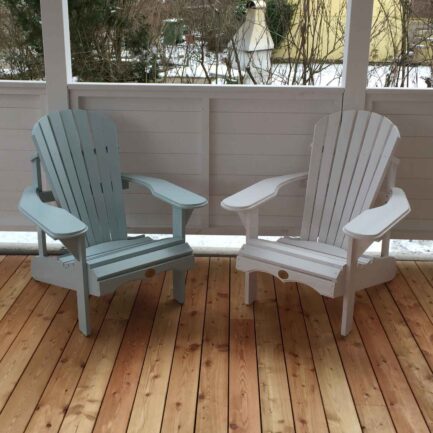 Der Adirondack Bear Chair aus Pinie (BC201C), gestrichen