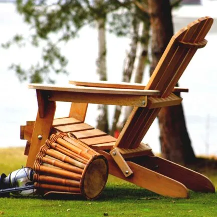 Adirondack Folding Bear Chair aus Zedernholz (BC300C), gefaltet Adirondack Folding Bear Chair aus Zedernholz (BC300C), gefaltet