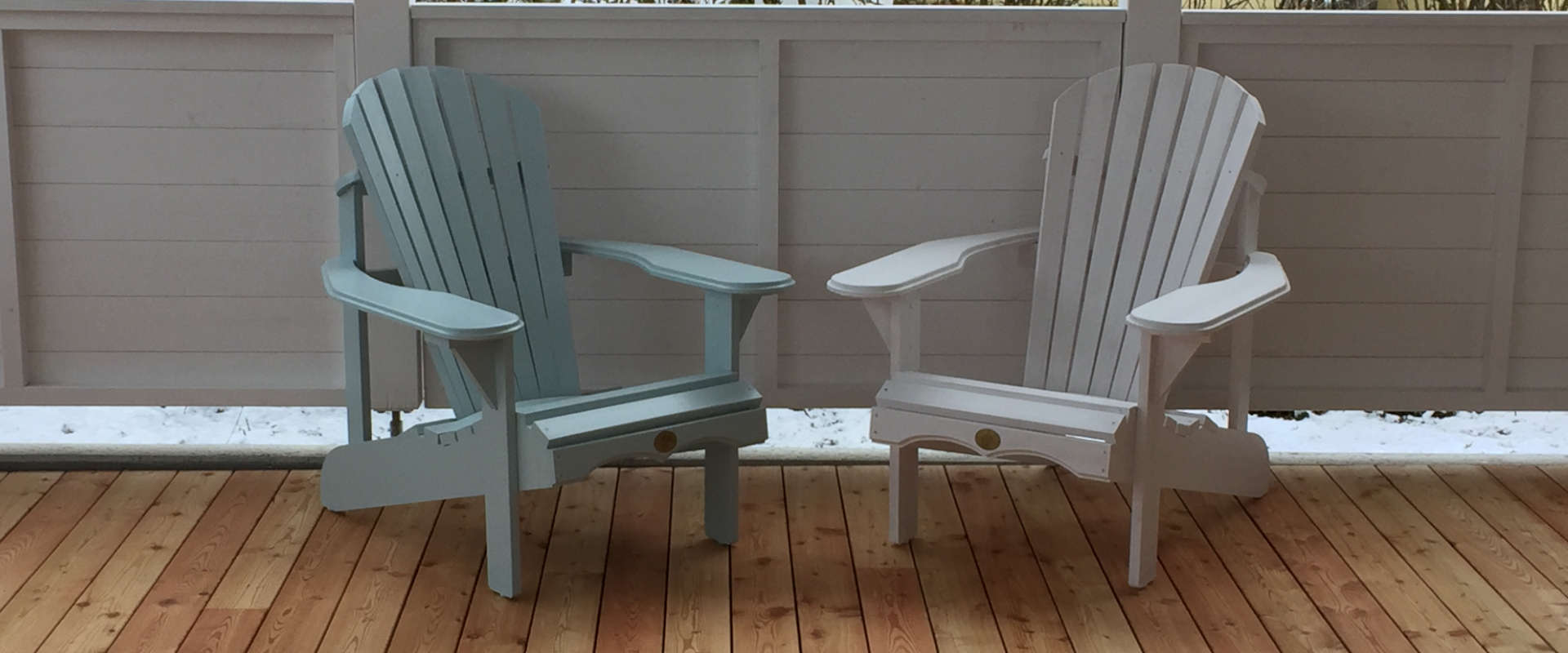 Holz für Gartenmöbel, Bear Chair auf der Veranda