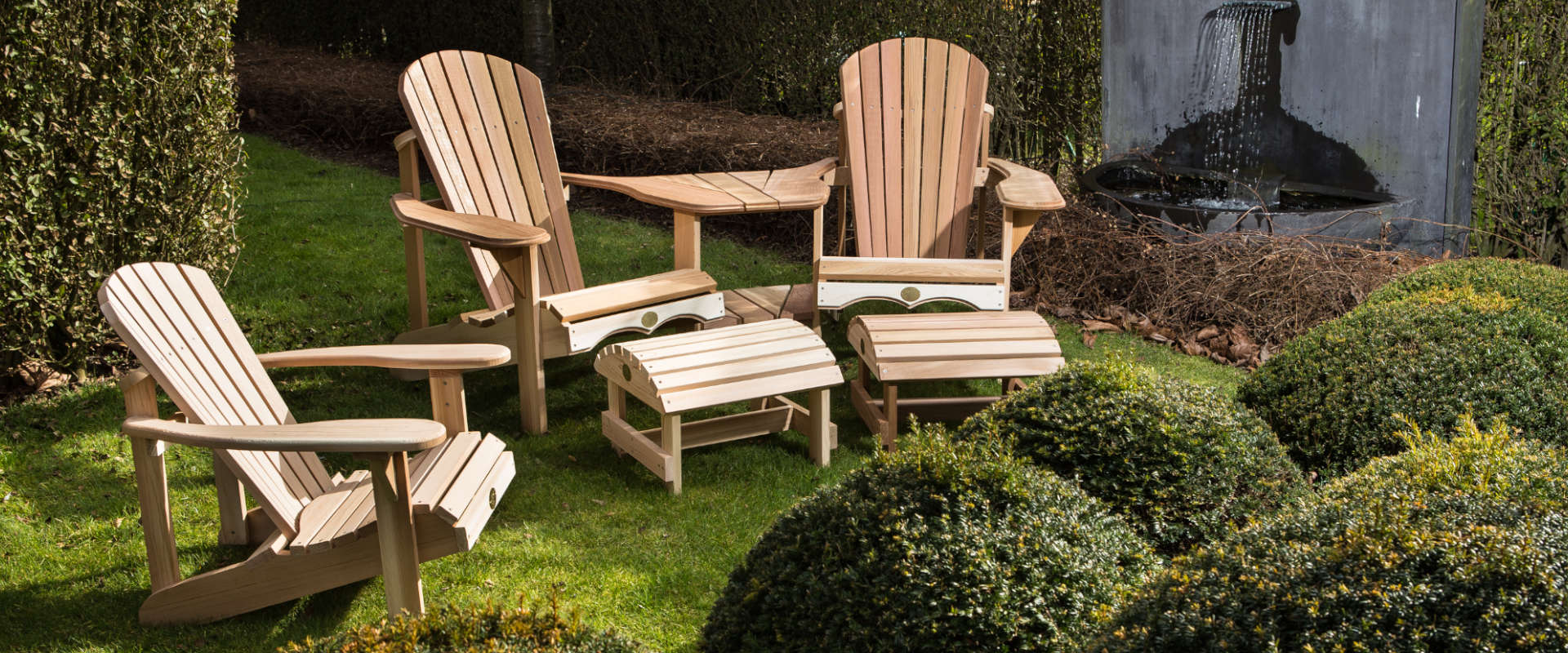 Adirondack Stuhl überwintern, Bear Chair im Garten